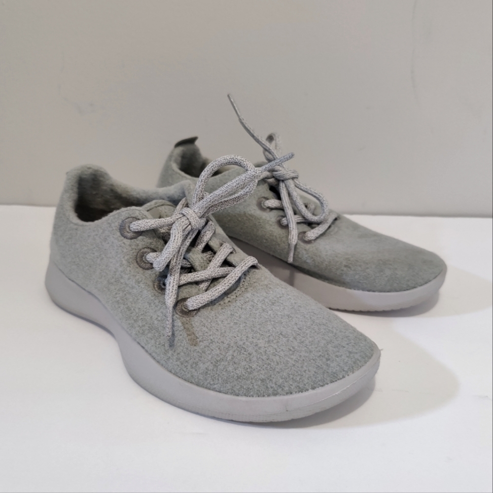 Allbirds wool runners in sage green